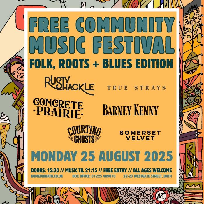 Free community Music Fest - August 25 - Square for Ticketsolve