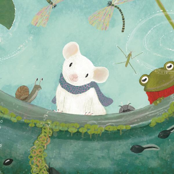 Miley the Mouse illustration by Lauren Tobia for Storyhunt