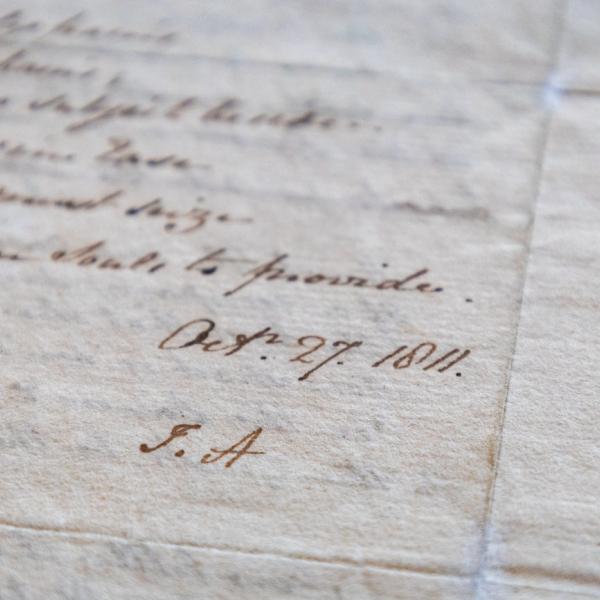 Jane Austen poem  close up