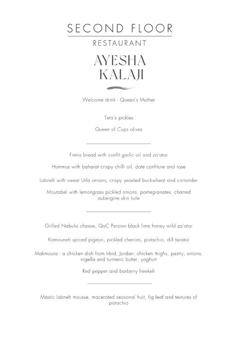 Queen of Cups Menu-1