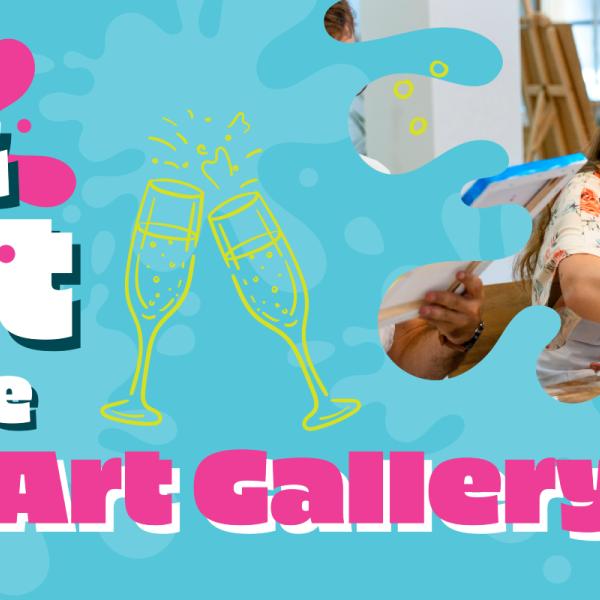 Sip & Paint - Webstore & Website Banner