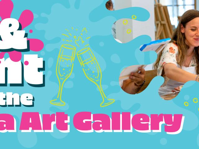 Sip & Paint - Webstore & Website Banner