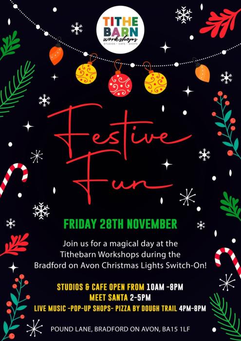 join us at tithebarn workshops festive fun night 2025