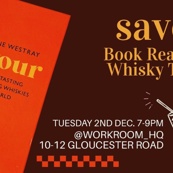 Savour Whiskey Event Poster (2160 x 1080 px)