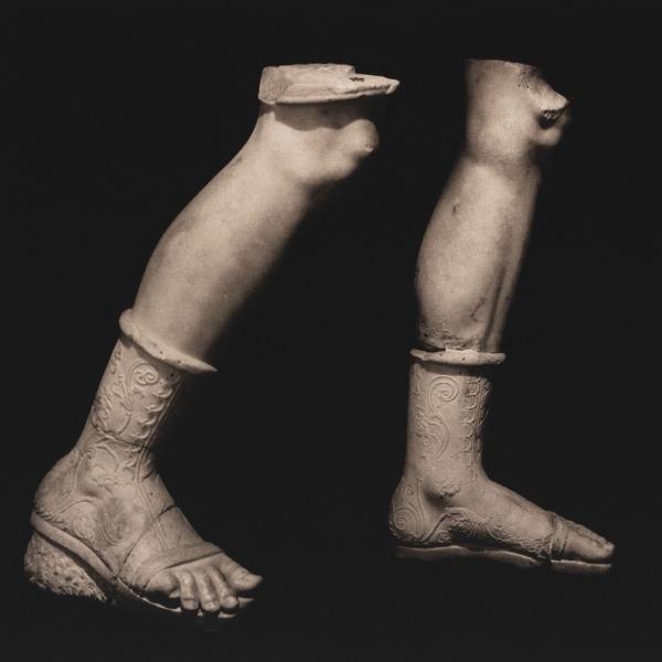 Feet from a statue of Artemis, Is tanbul Archaeological Museum, Turkey, 2022. © Don McCullin. Courtesy  the artist and Hauser & Wirth