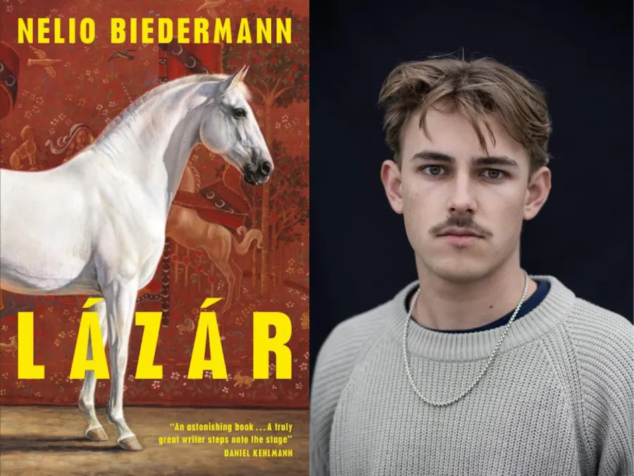 Nelio Biedermann with Lazar