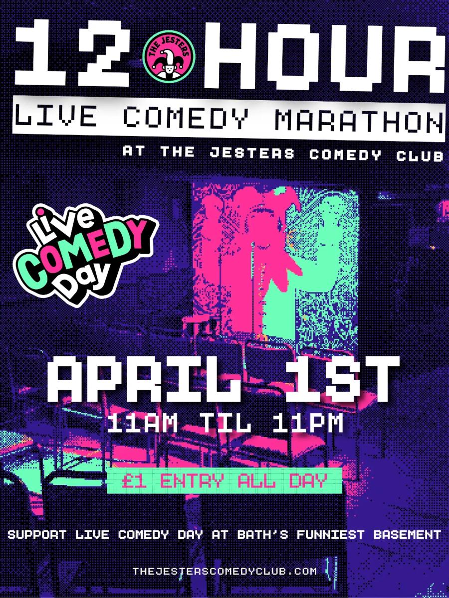 Live comedy day social media artwork_Insta 1