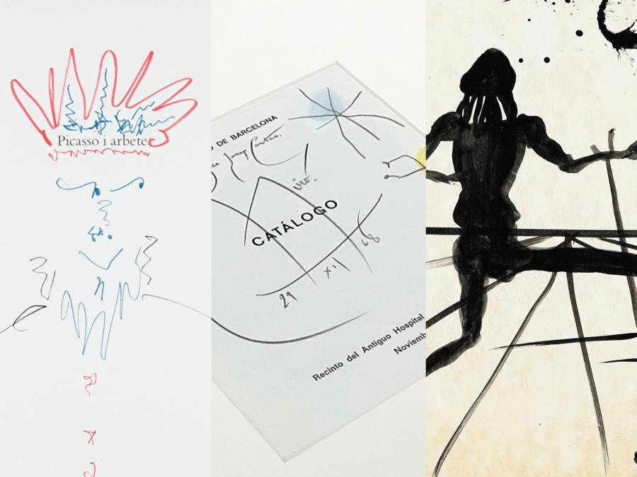 Picasso, Miró & Dalí Drawings for Press Release