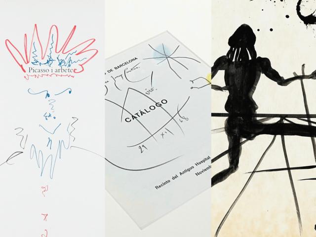 Picasso, Miró & Dalí Drawings for Press Release