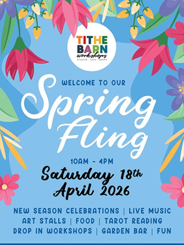 spring fling 2026 at the tithebarn workshops