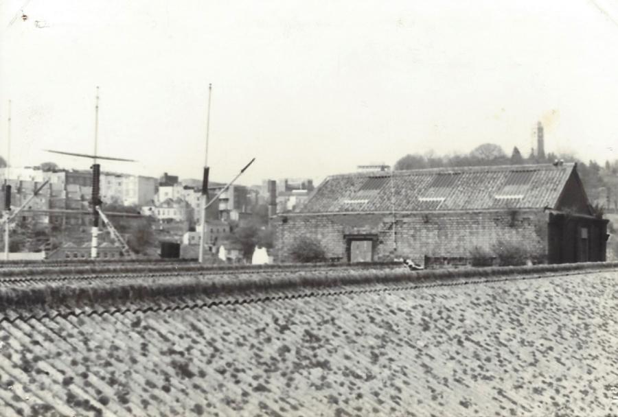 43 SSGB from McA roof early 90s