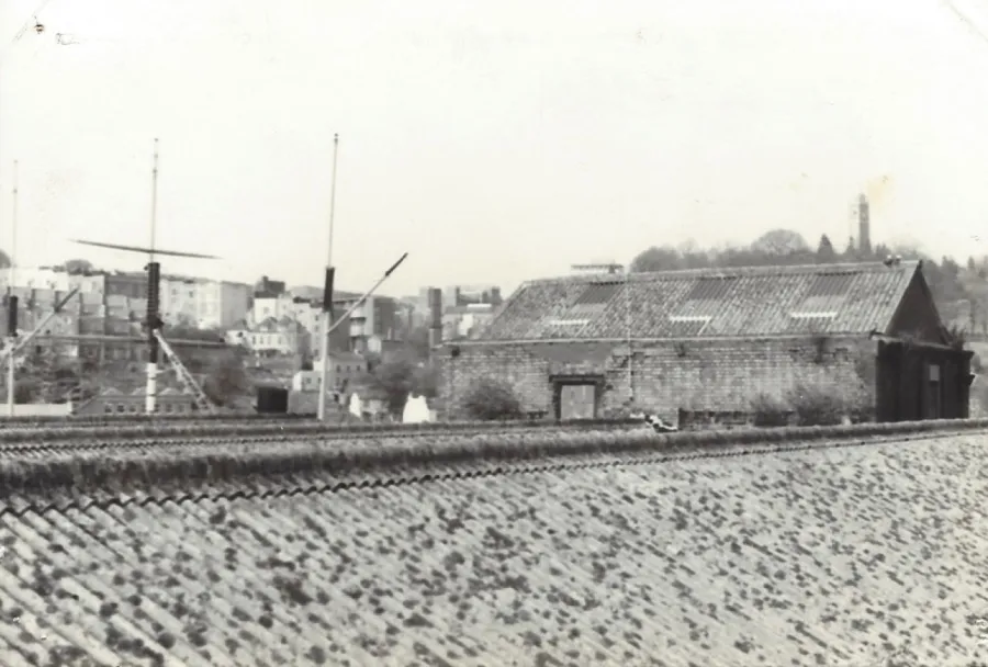 43 SSGB from McA roof early 90s