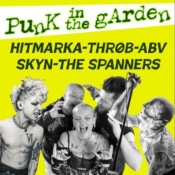 Punk in the garden square