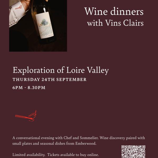 Vins Clairs Wine Dinner Poster2