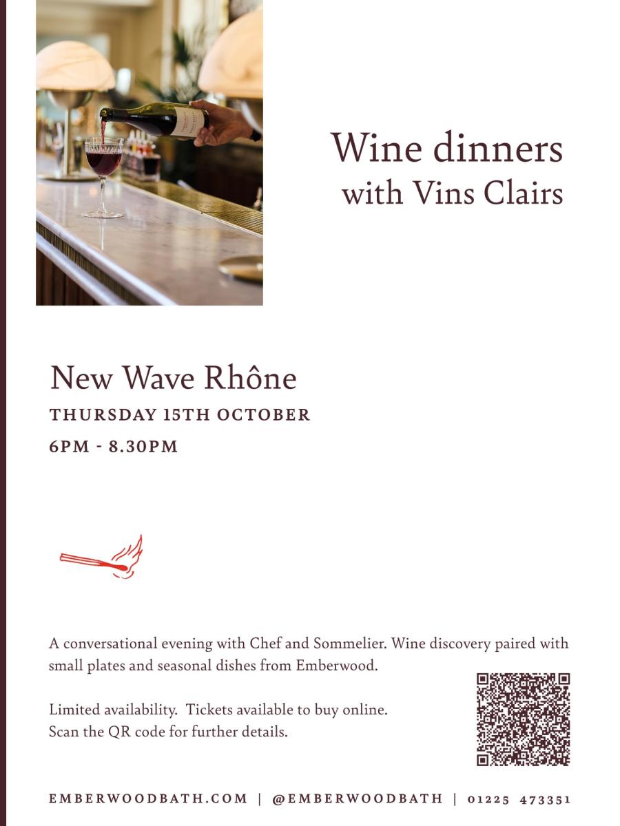 Vins Clairs Wine Dinner Poster3