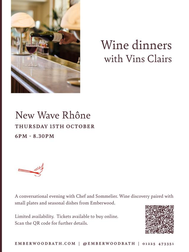 Vins Clairs Wine Dinner Poster3
