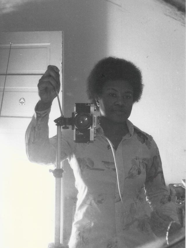15_Buchanan self-portrait in mirror on Konica, 1976@0.5x
