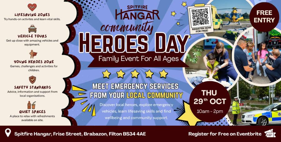 Community Heroes Day Event Poster