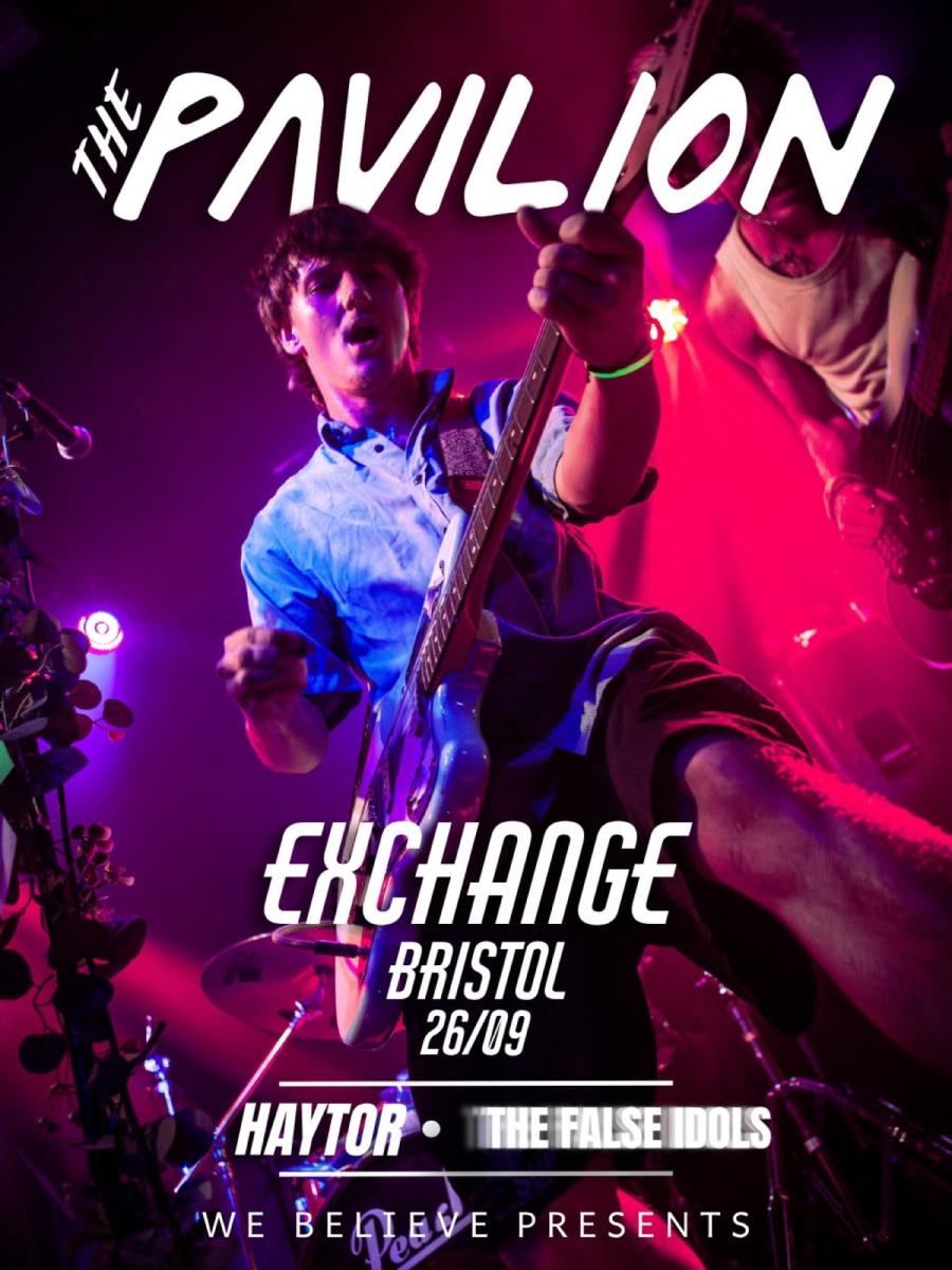 THE PAVILION EXCHANGE BASEMENT GIG POSTER