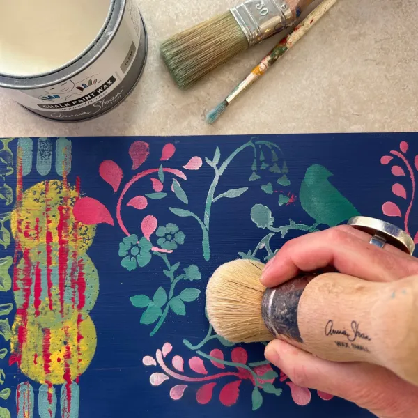 Annie Sloan Chalk Paint Workshop Bristol stencilling