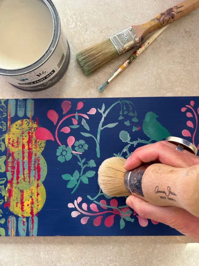 Annie Sloan Chalk Paint Workshop Bristol stencilling